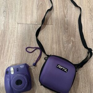 Fujifilm insta max 8 camera with case used once